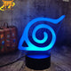 Konoha 3D-lampa – Naruto Shippuden™