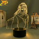 Kuchiki Byakuya 3D-lampa – Bleach™