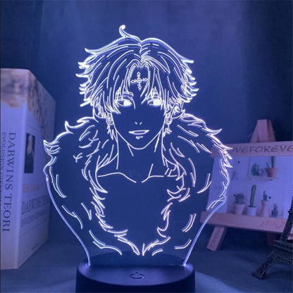 Kuroro Lucifuru 3D-lampa – Hunter x Hunter™
