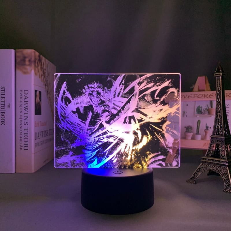 Kyojuro Rengoku tvåfärgad 3D-lampa – Demon Slayer™