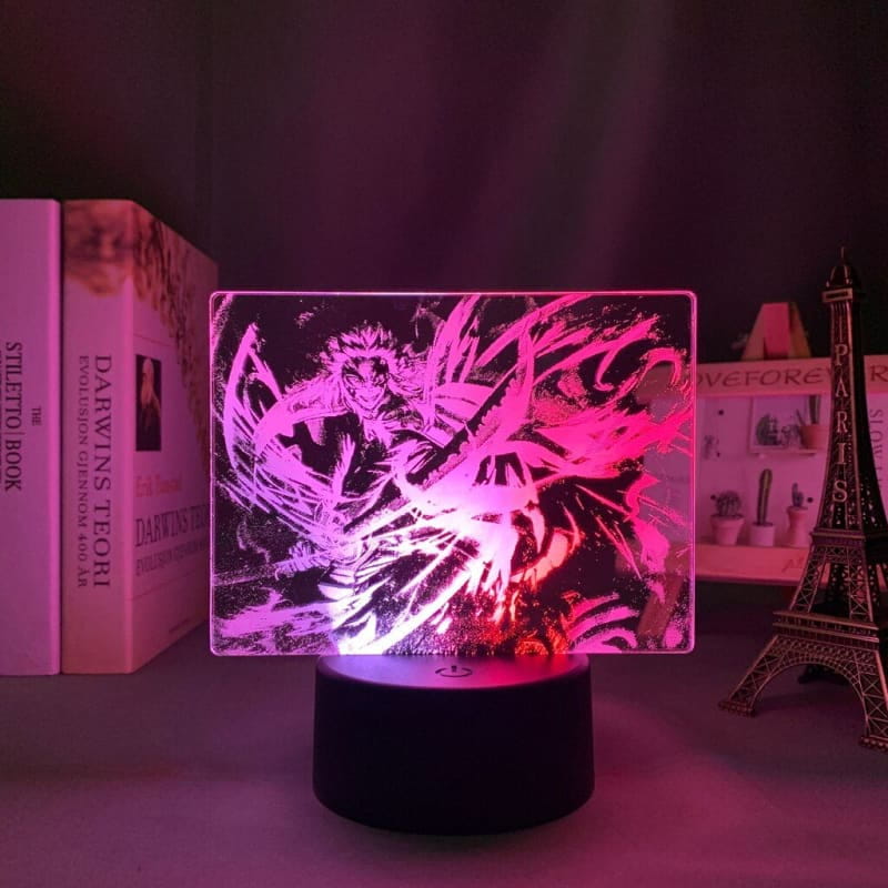 Kyojuro Rengoku tvåfärgad 3D-lampa – Demon Slayer™