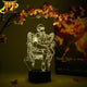 Livaï 3D-lampa - Attack on Titan™
