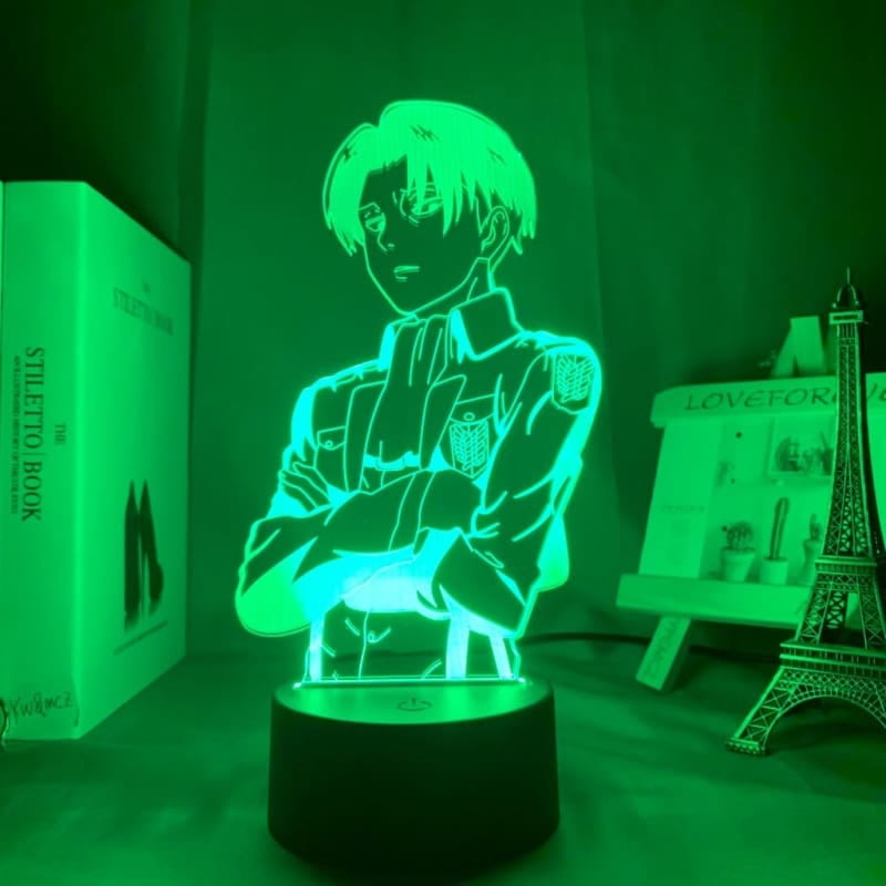 Livaï (Rivaille) Ackerman 3D-lampa - Attack on Titan™