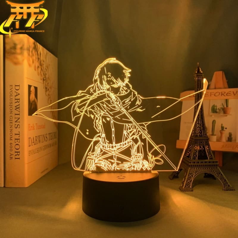Livaï (Rivaille) Ackerman med en båge 3D-lampa - Attack on Titan™