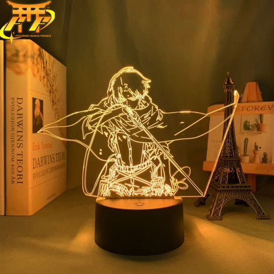 Livaï (Rivaille) Ackerman med en båge 3D-lampa - Attack on Titan™