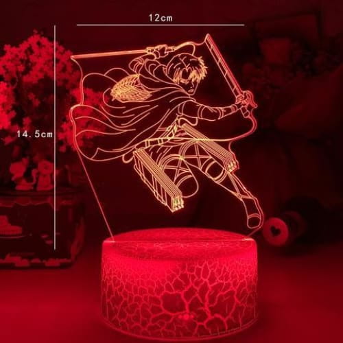 Livail Ackerman 3D-lampa - Attack on Titan™