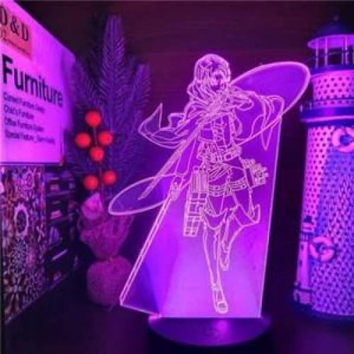 Livail Ackerman 3D-lampa - Attack on Titan™