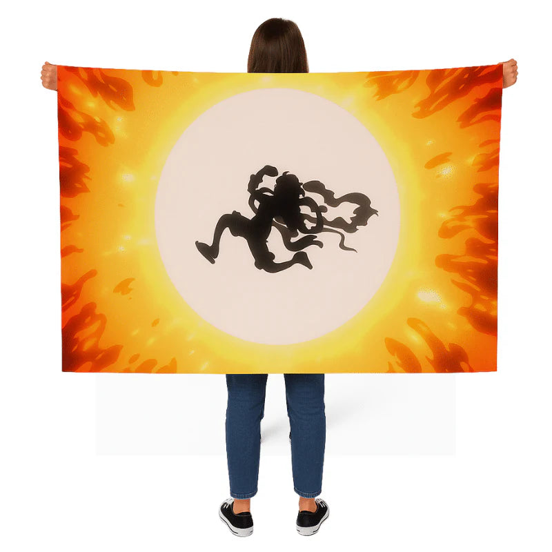 Luffy "Gear 5 Silhuett" Flagga – One Piece™