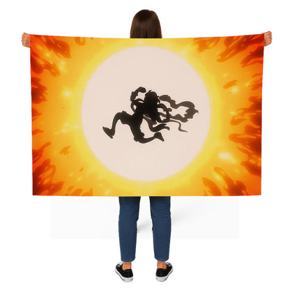 Luffy "Gear 5 Silhuett" Flagga – One Piece™