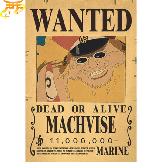 Machvise "Wanted" Poster – One Piece™