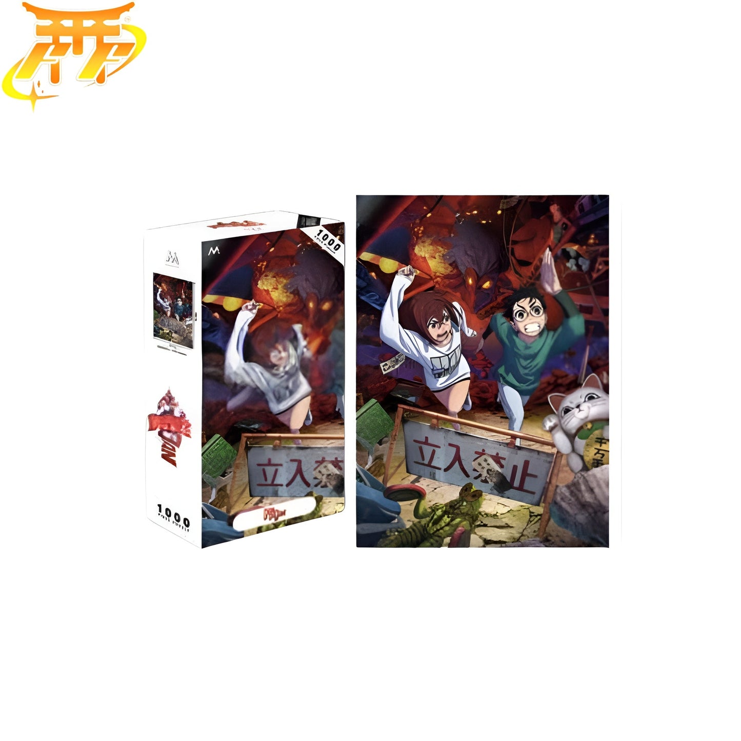 Momo Ayase och Ken Takakura Pussel – Dandadan™