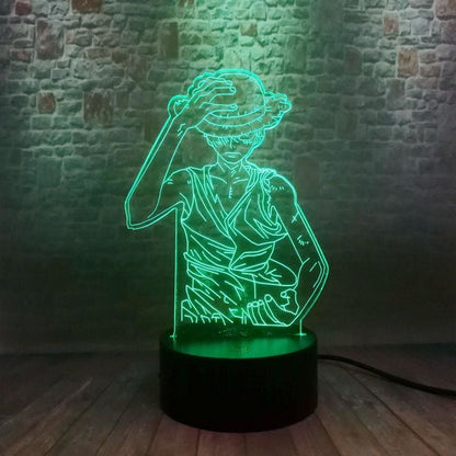Monkey D. Luffy 3D-lampa – One Piece™
