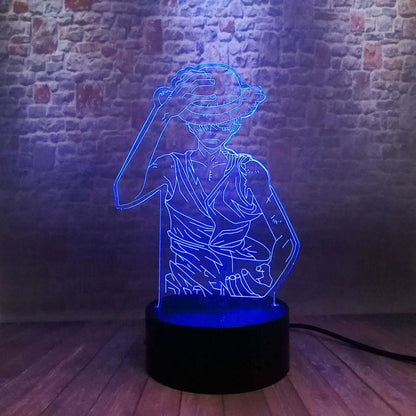 Monkey D. Luffy 3D-lampa – One Piece™