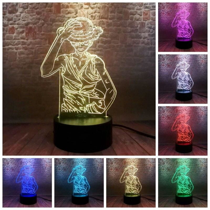 Monkey D. Luffy 3D-lampa – One Piece™