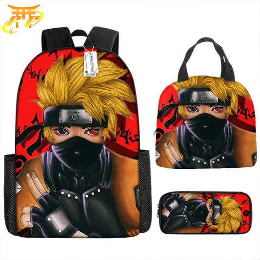 Naruto Fusion Ryggsäck med pennfodral och axelväska – Naruto Shippuden™