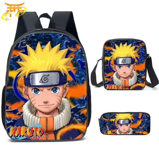 Naruto Genin Ryggsäck med pennfodral och axelväska – Naruto Shippuden™