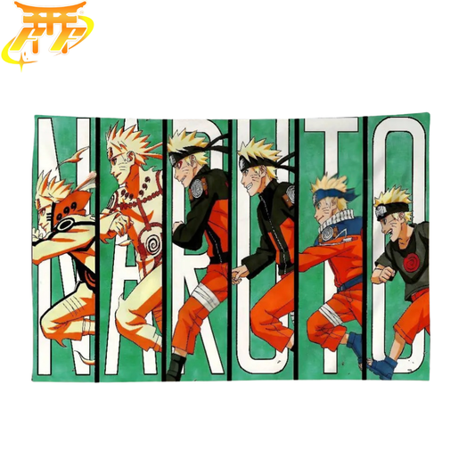 Naruto "Lopp Genom Tiderna" Flagga – Naruto™