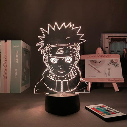 Naruto Uzumaki 3D-lampa – Naruto Shippuden™