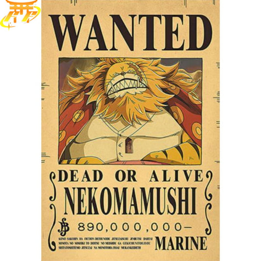 Nekomamushi "Wanted" Poster – One Piece™