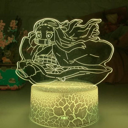 Nezuko Kamado 3D-lampa – Demon Slayer™