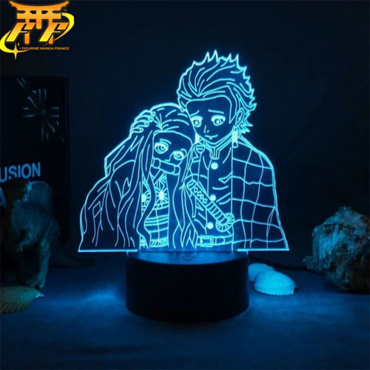 Nezuko och Tanjiro 3D-lampa – Demon Slayer™