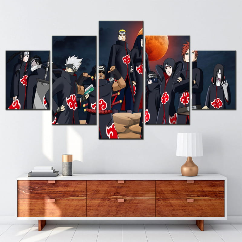 Ninjor i Akatsuki-Klädsel Tavla - Naruto Shippuden™