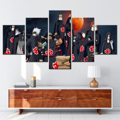 Ninjor i Akatsuki-Klädsel Tavla - Naruto Shippuden™