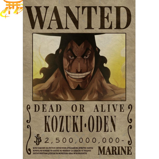Oden "Wanted" Poster – One Piece™