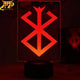 Offermärket 3D-lampa – Berserk