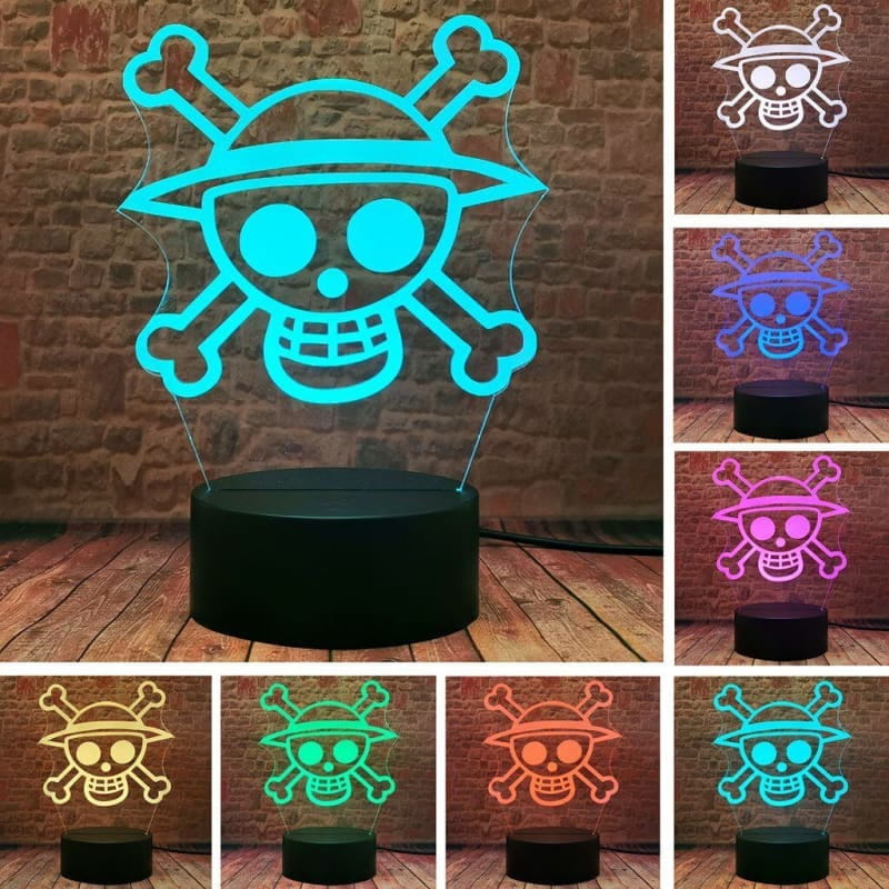 One Piece-logotyp 3D-lampa – One Piece™