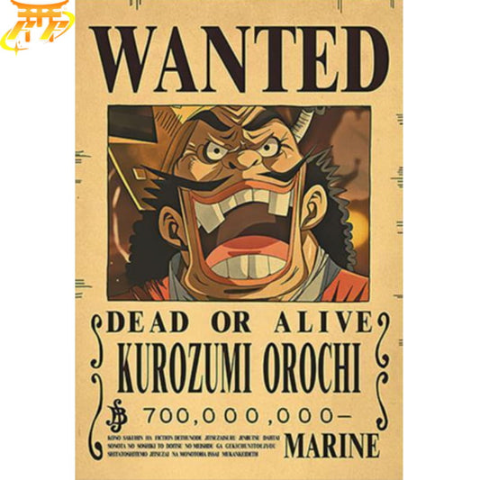 Orochi "Wanted" Poster – One Piece™