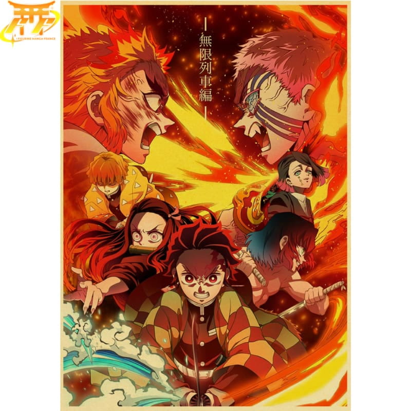 Poster Oändliga tåget-arken ”Del 2” – Demon Slayer™