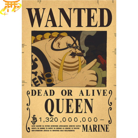 Queen "Wanted" Poster – One Piece™