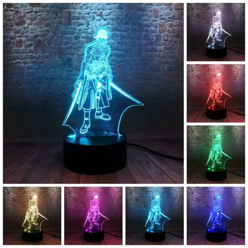 Roronoa Zoro 3D-lampa – One Piece™