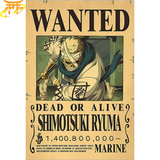 Ryuma "Wanted" Poster – One Piece™