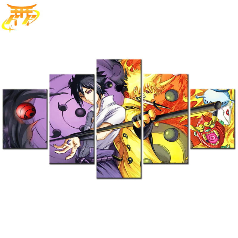 Sasuke och Naruto Rikudo Eremit Tavla - Naruto Shippuden™