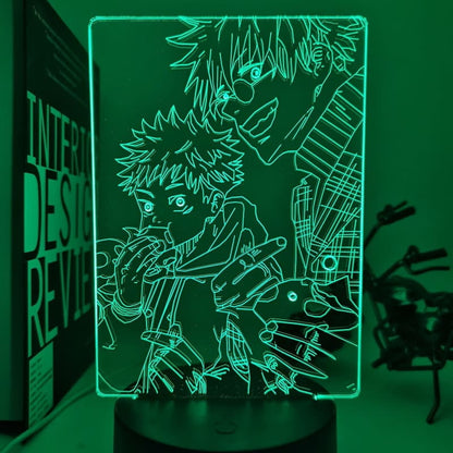 Satoru Gojo & Yuji Itadori 3D-lampa – Jujutsu Kaisen™