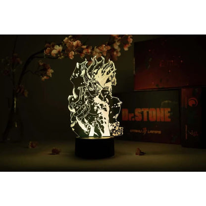 Senku ”Avförstening” 3D-lampa – Dr. Stone™