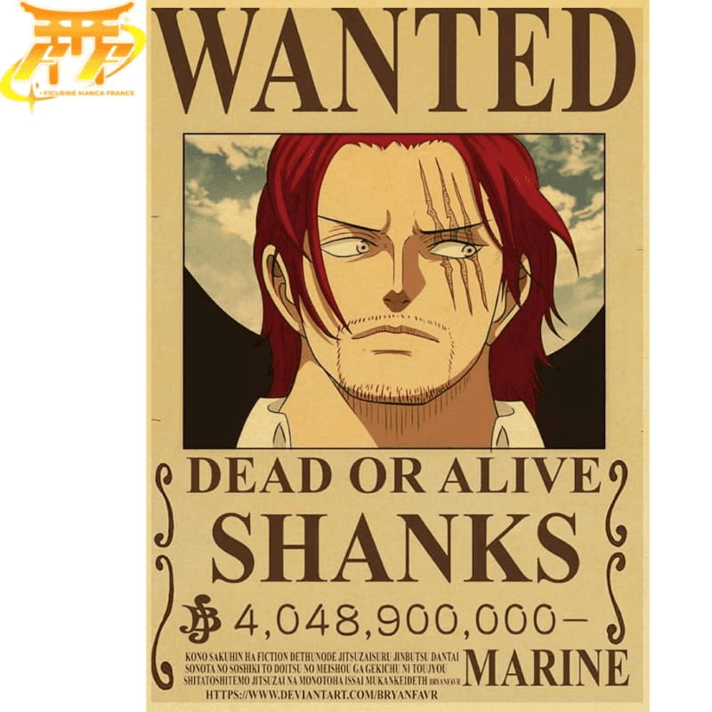 Shanks "Wanted" Poster – One Piece™