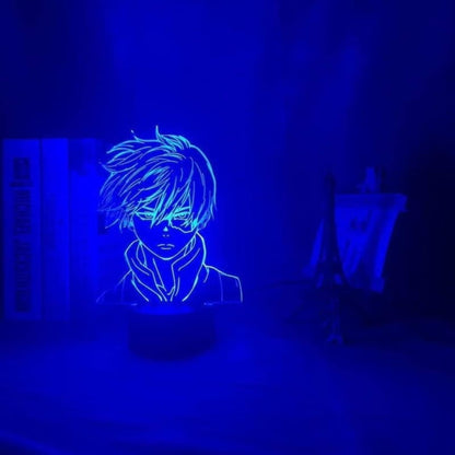 Shoto Todoroki 3D-lampa – My Hero Academia™