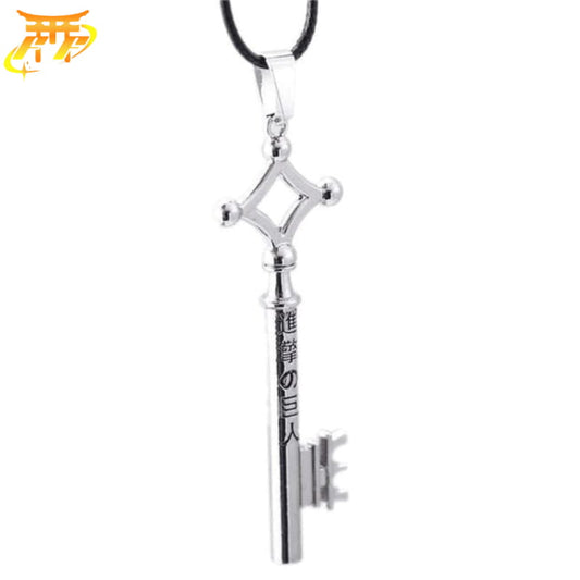 Silverfärgat Eren-nyckel Halsband - Attack on Titan™