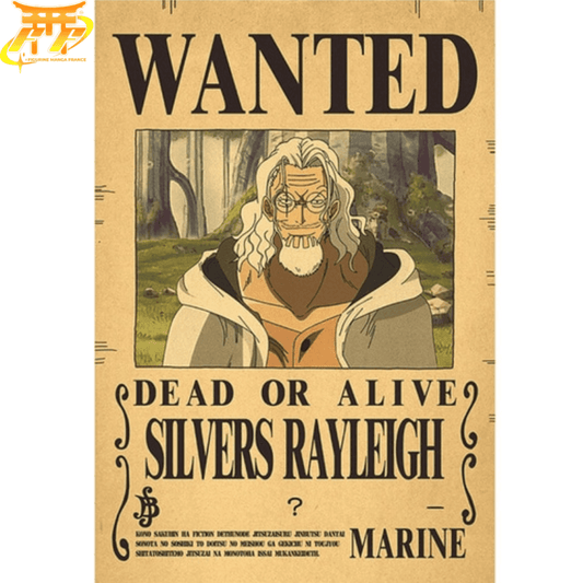 Silvers Rayleigh "Wanted" Poster – One Piece™