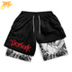 Skelett Riddaren Svart Shorts – Berserk™