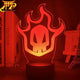 Skull 3D-lampa – Bleach™