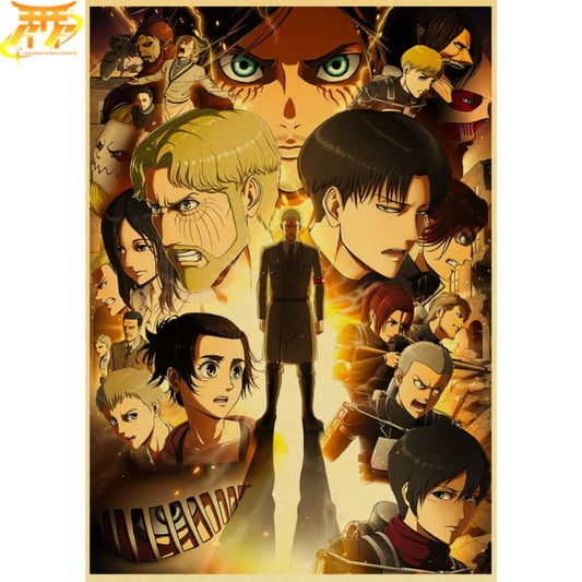 Slaget vid Liberio Poster – Attack on Titan™