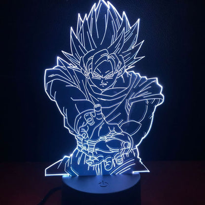 Son Goku 3D-lampa – Dragon Ball Z™
