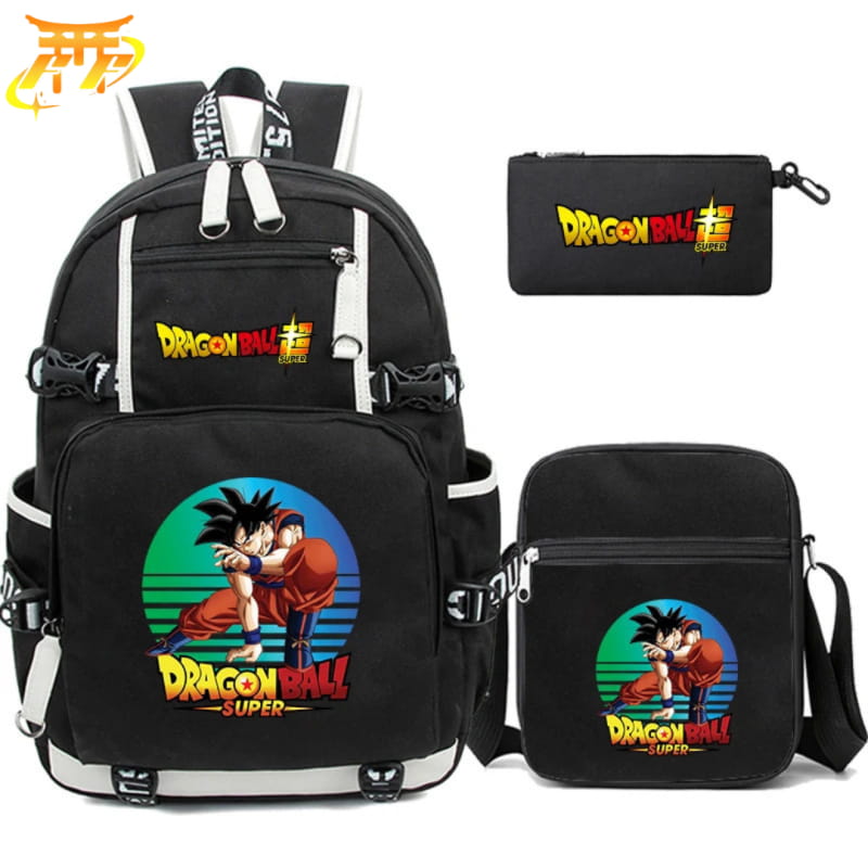 Son Goku DBS ryggsäck med pennfodral och axelväska – Dragon Ball Z™