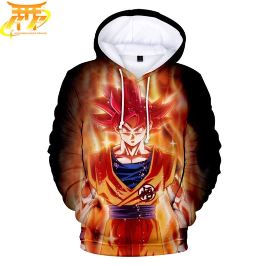 Son Goku "Super Saiyan God" Tröja - Dragon Ball Z™