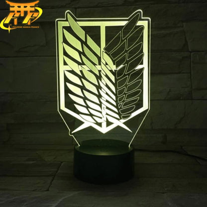 Spaningslegionens emblem 3D-lampa - Attack on Titan™