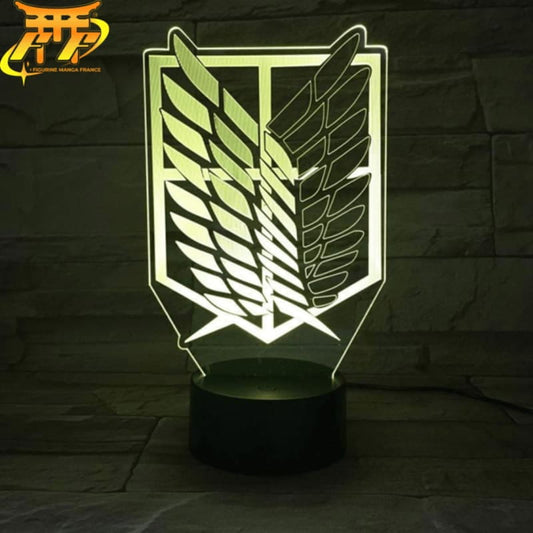 Spaningslegionens emblem 3D-lampa - Attack on Titan™